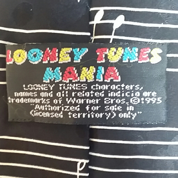 Vintage Looney Tunes Mania Tie. - Picture 3 of 3